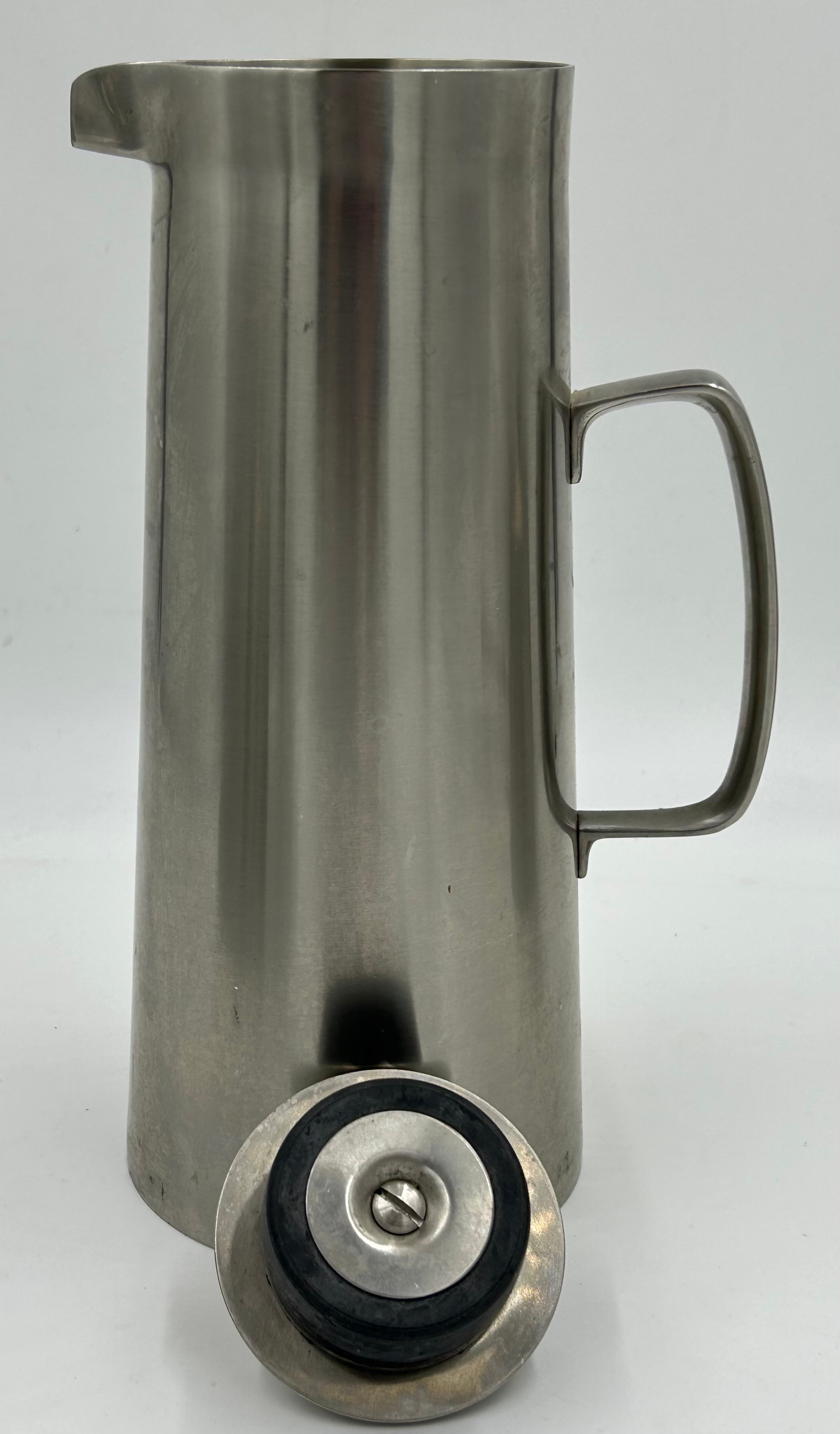 An Old Hall stainless steel Campden range coffee set designed by Robert Welch, circa 1957, - Image 6 of 6