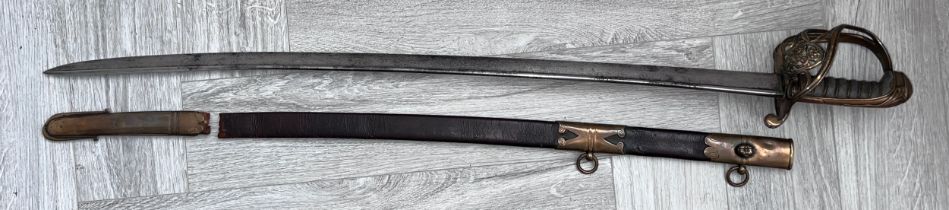 British George IV C1822 Infantry Sword. An early example of an 1822 infantry sword bearing the