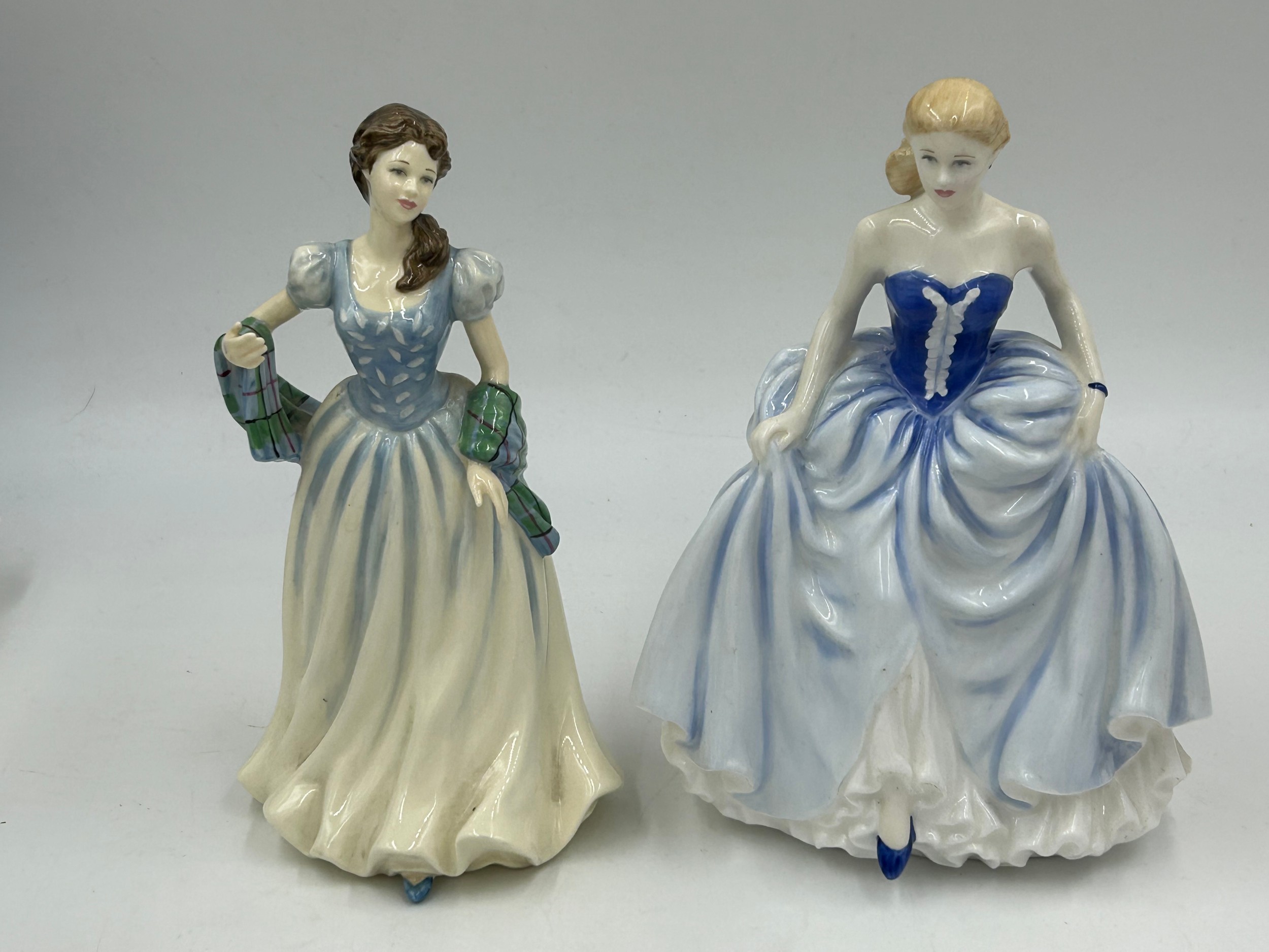 Eleven Royal Doulton figurines to include: Figure of the Year 2004 Classics Susan HN4532,1993 - Image 2 of 11