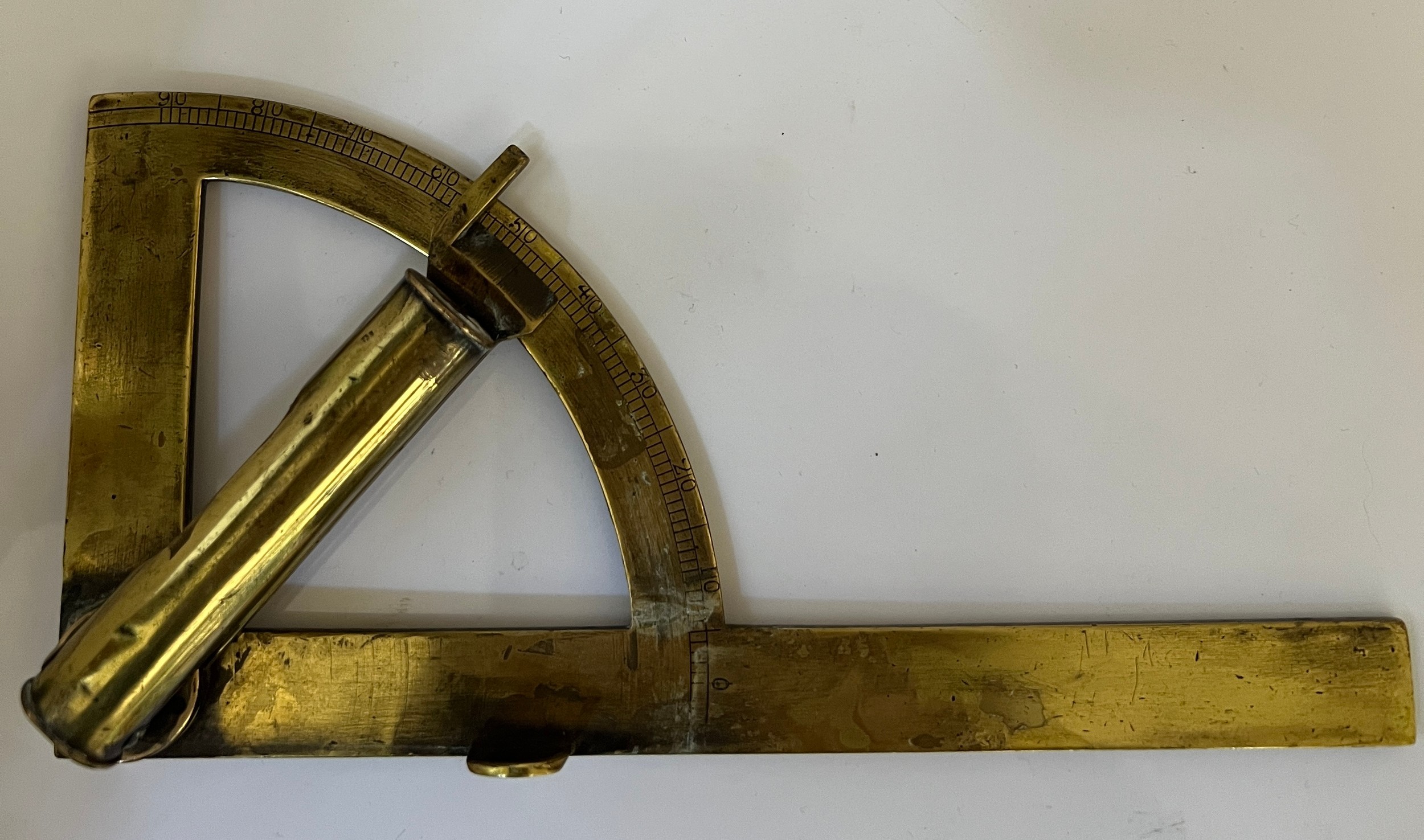 A miscellaneous lot to include daguerreotypes, a brass protractor/spirit level, a brass fleam, a - Image 7 of 7