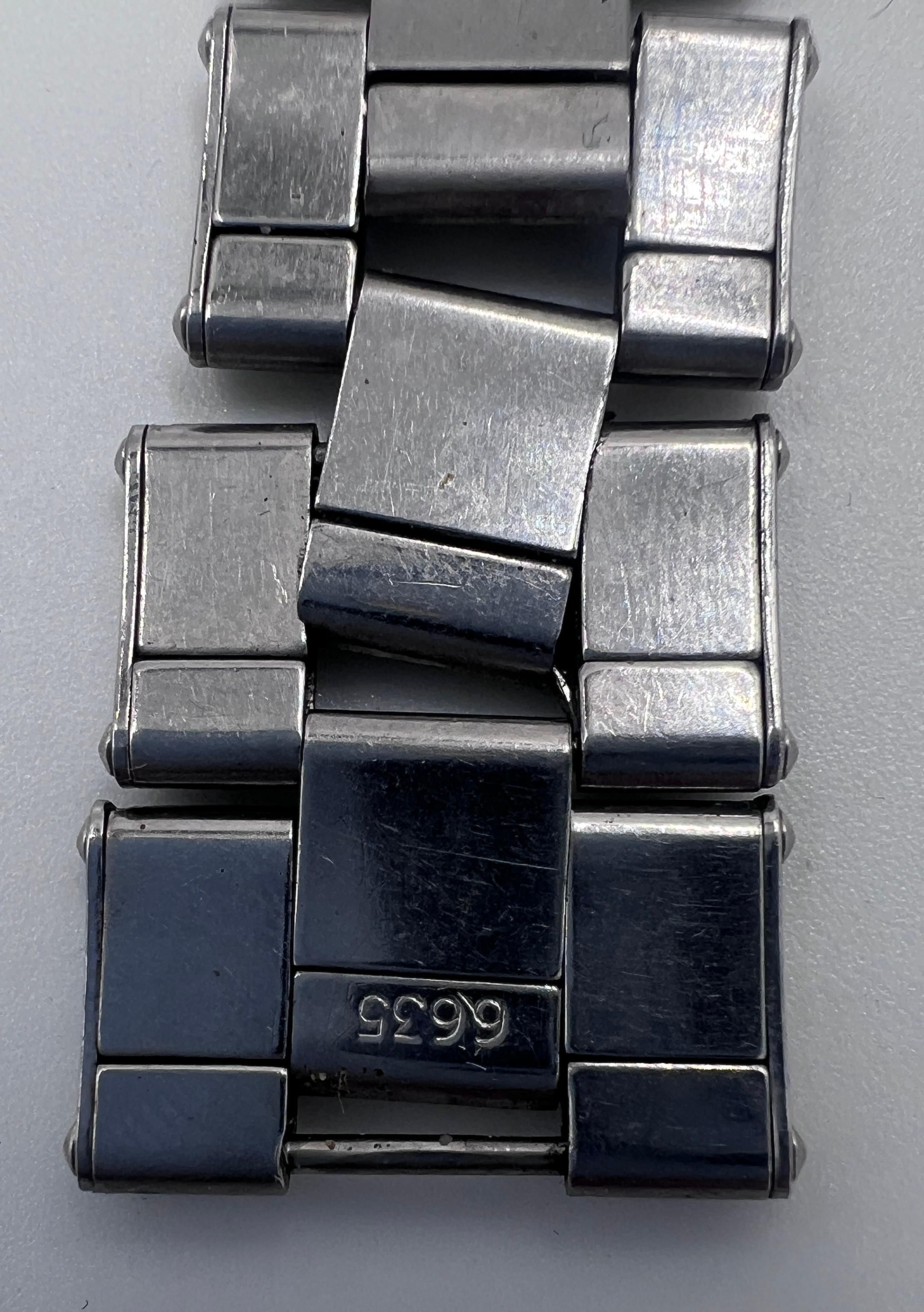 A 1964 Rolex Oyster Perpetual wristwatch on Rolex Stainless steel bracelet. Model: 1002. Ref: - Bild 7 aus 7