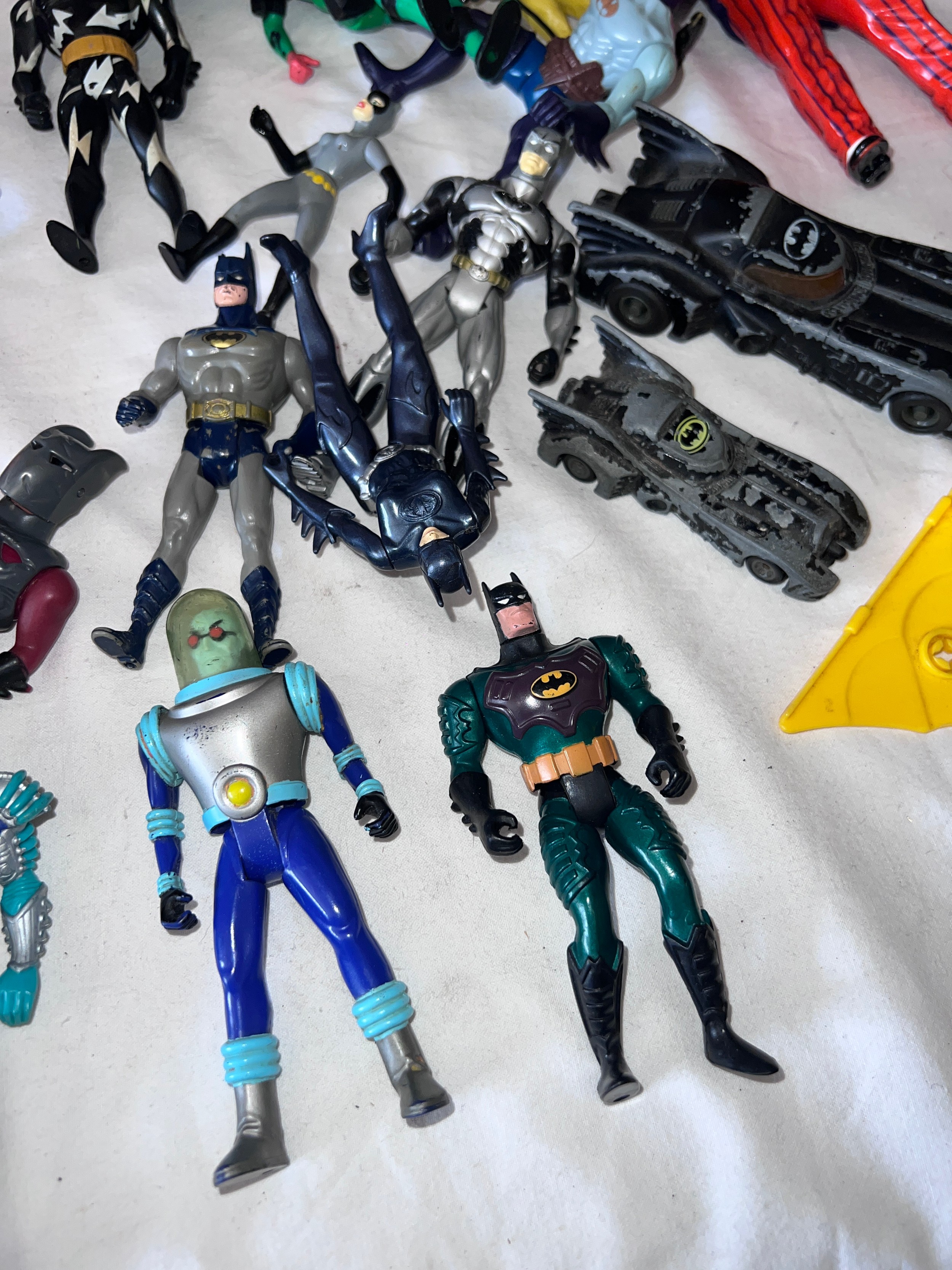 A large collection of mostly original Kenner Batman figures to include, Ertl diecast Batmobile - Image 4 of 9