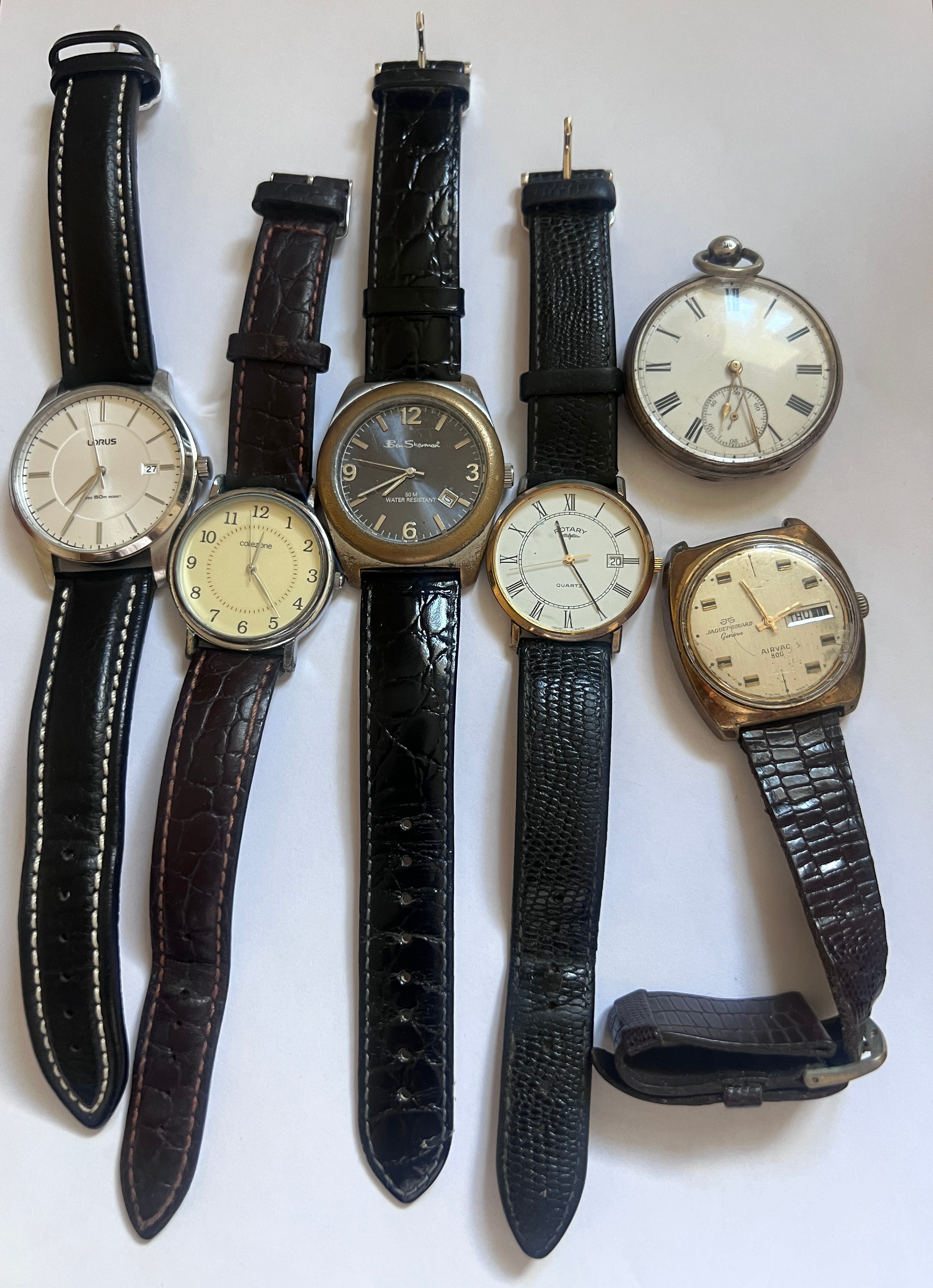 A collection of watches to include Lorus, Collezione, Ben Sherman, Jaquet-Girard, Rotary and a