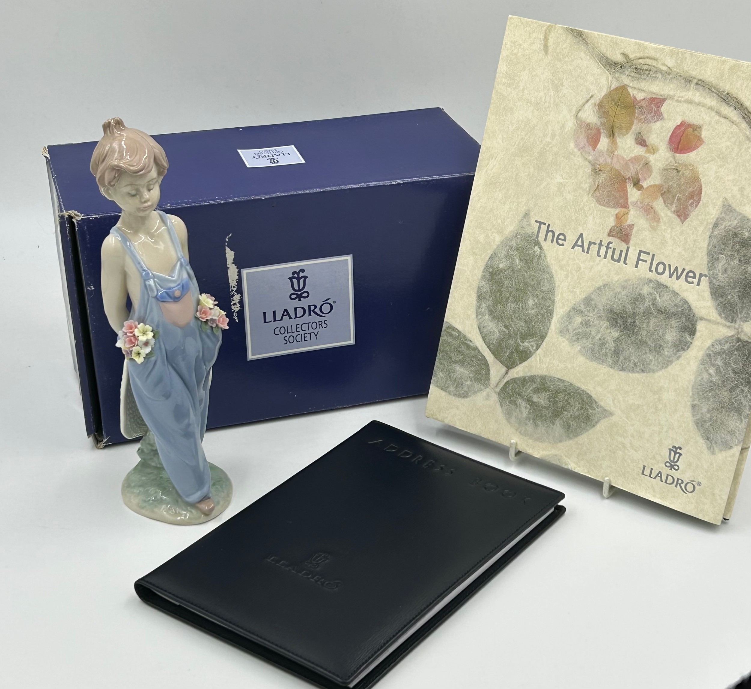 Lladro figurine Collectors Society 'Pocket Full of Wishes' 07650 - 26 cm with box along with