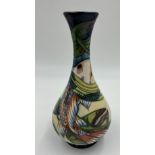 A boxed Quiet Waters Moorcroft vase, dated 2002. 23.5cm h.