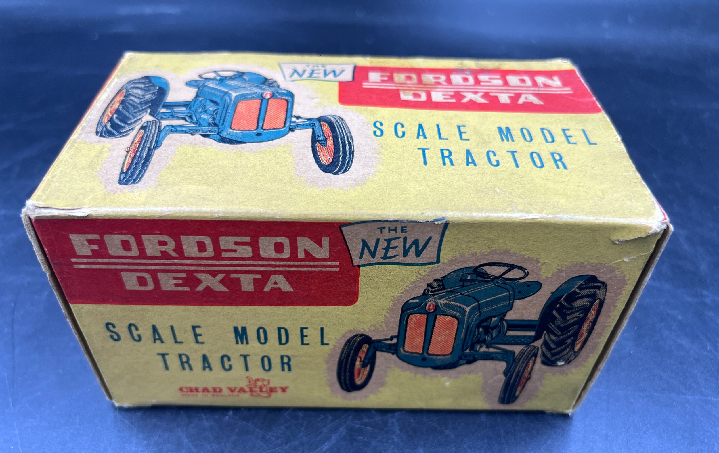 A boxed Chad Valley 1/16 Fordson Dexta Tractor, excellent example. - Image 2 of 14