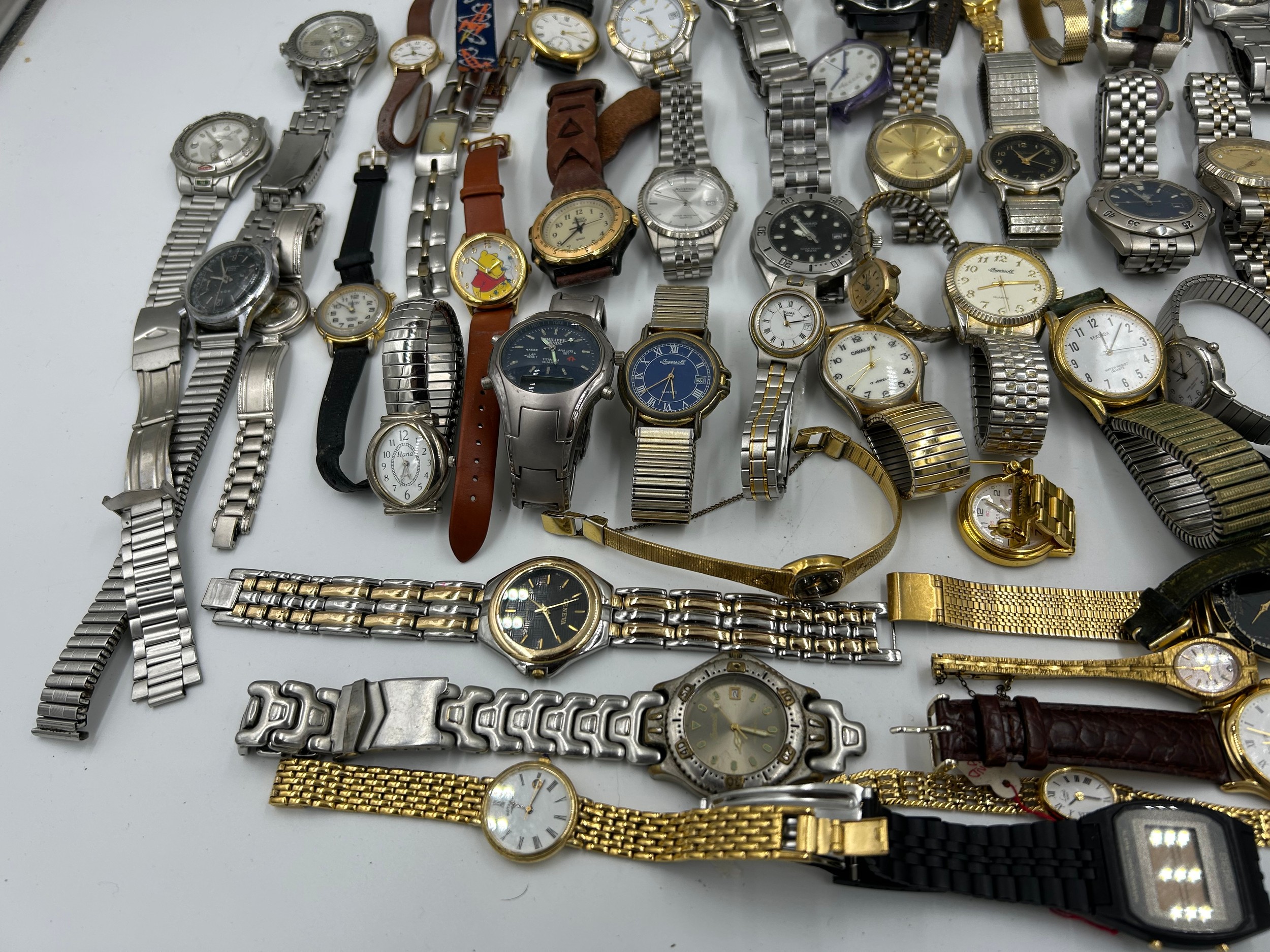 A quantity of watches to include Sekonda, Ingersoll, Lorus, Seiko, Rotary, Timex etc. - Image 2 of 3