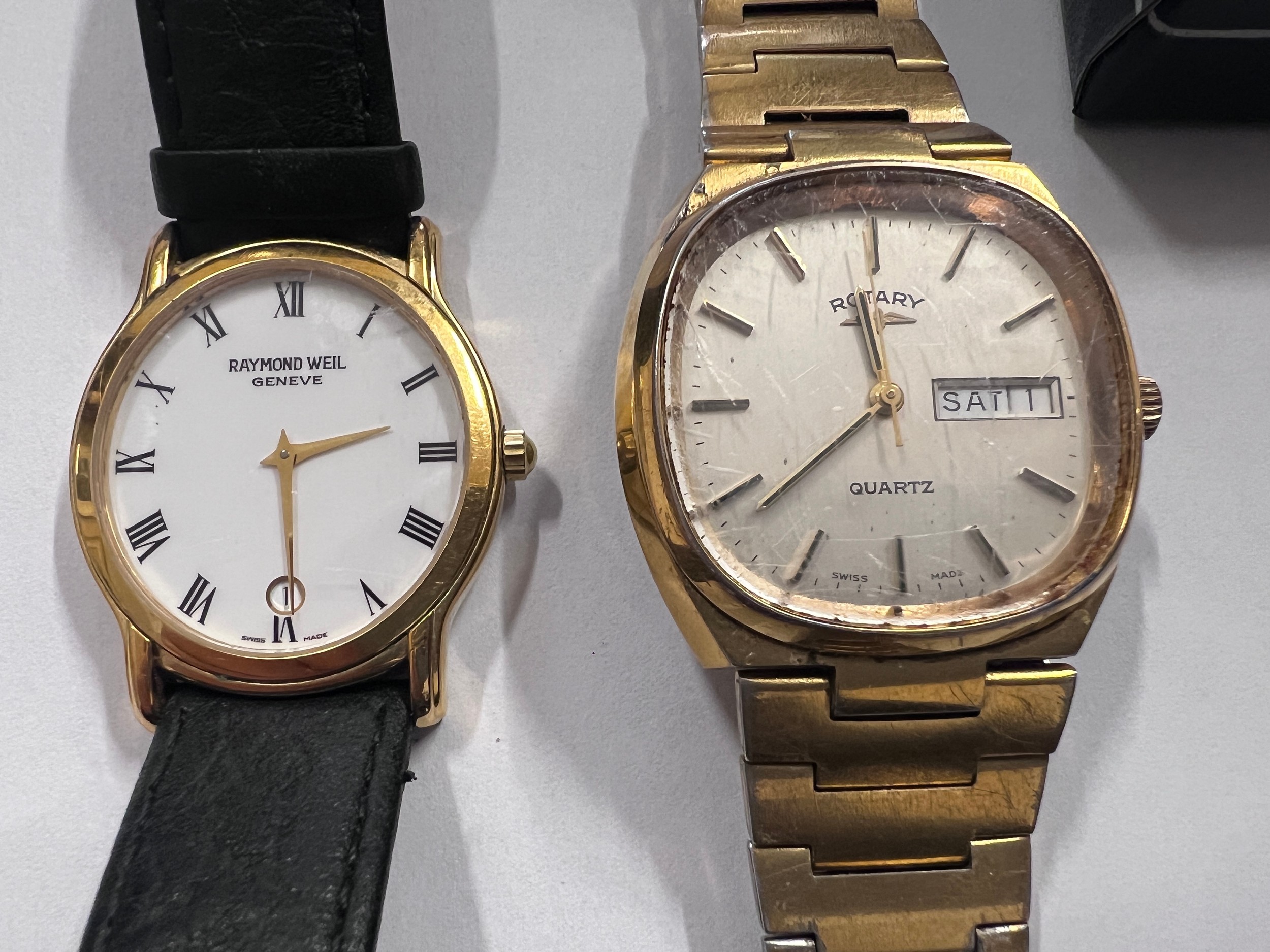 A Raymond Weil watch, 5571 and a Rotary Quartz with date aperture. - Image 2 of 5