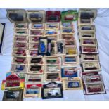 A collection of boxed Lledo models of buses & vehicles to include Days Gone, Models of Yesteryear,