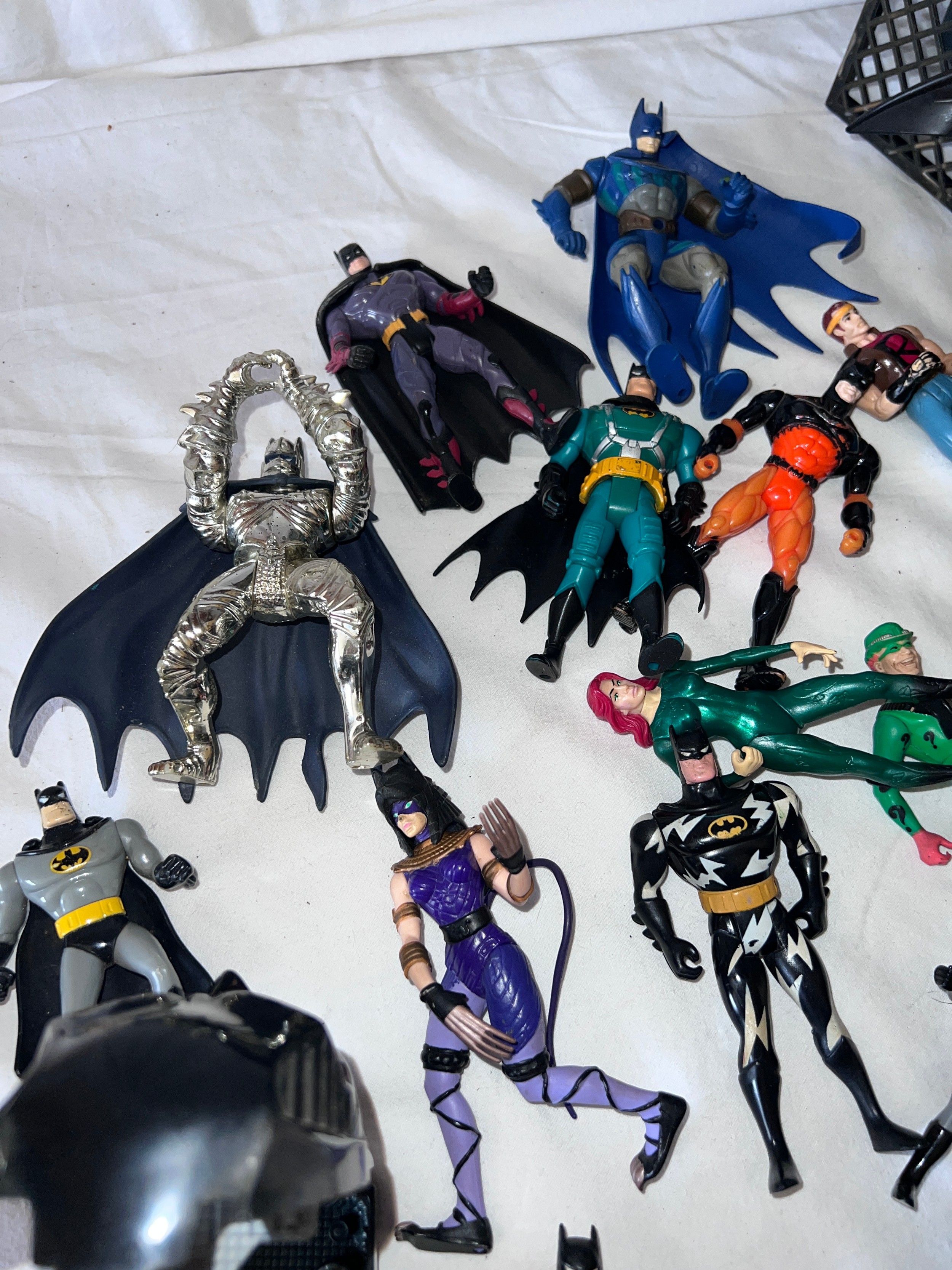 A large collection of mostly original Kenner Batman figures to include, Ertl diecast Batmobile - Image 3 of 9