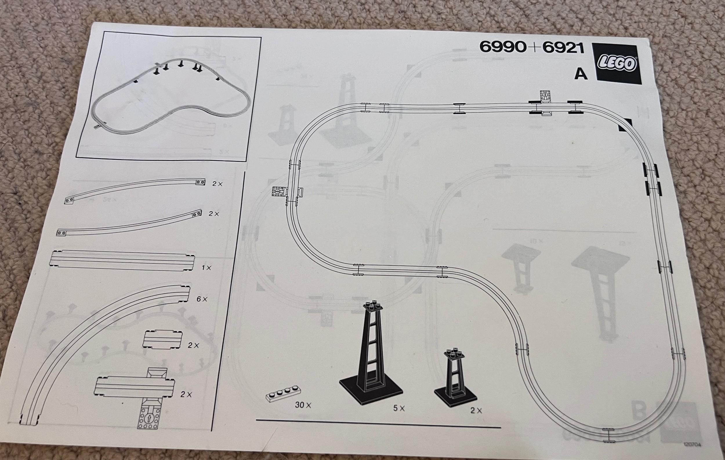 A boxed Lego 6990 Space Monorail and possible track extensions 6921. - Image 8 of 9