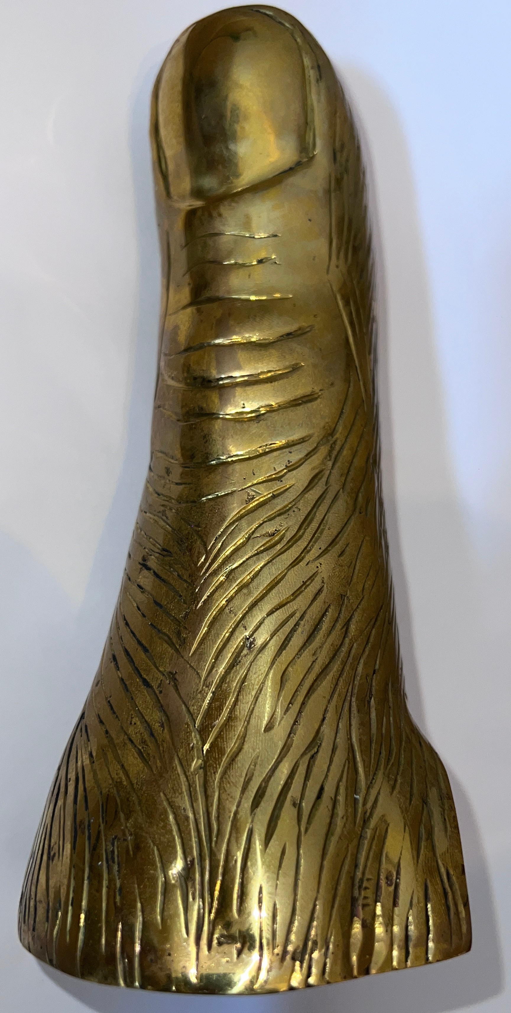 Signed Cesar Baldaccini (French, 1921-1998) limited edition gilt bronze tabletop sculpture, "Le - Image 2 of 5