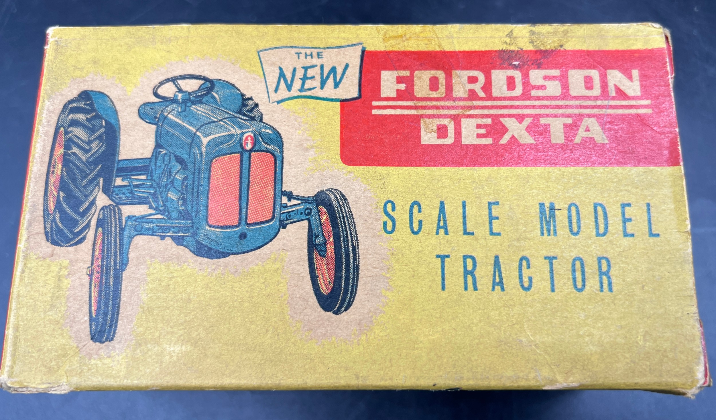A boxed Chad Valley 1/16 Fordson Dexta Tractor, excellent example. - Image 3 of 14