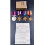 World War I medals to include Battle of Britain, Africa Star, France & Germany Star and 1935-45