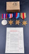World War I medals to include Battle of Britain, Africa Star, France & Germany Star and 1935-45