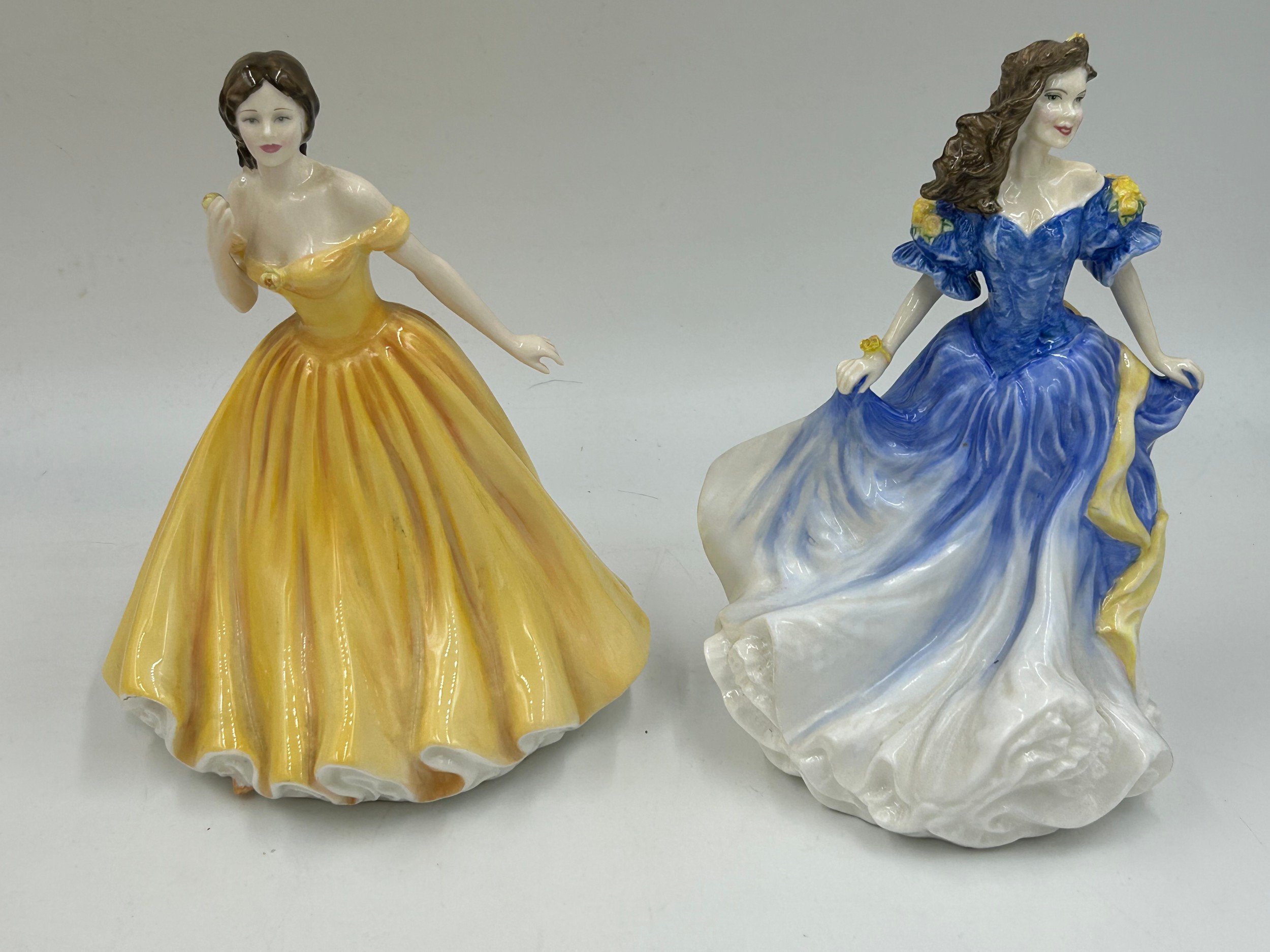 Ten Royal Doulton figurines: Figure of the Year 1998 HN4041 Rebecca, 2003 Elizabeth HN4426, 1995 - Image 2 of 11