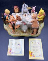 A Royal Doulton Winnie the Pooh series figure group 'A Party For Me? How Grand!', limited edition WP
