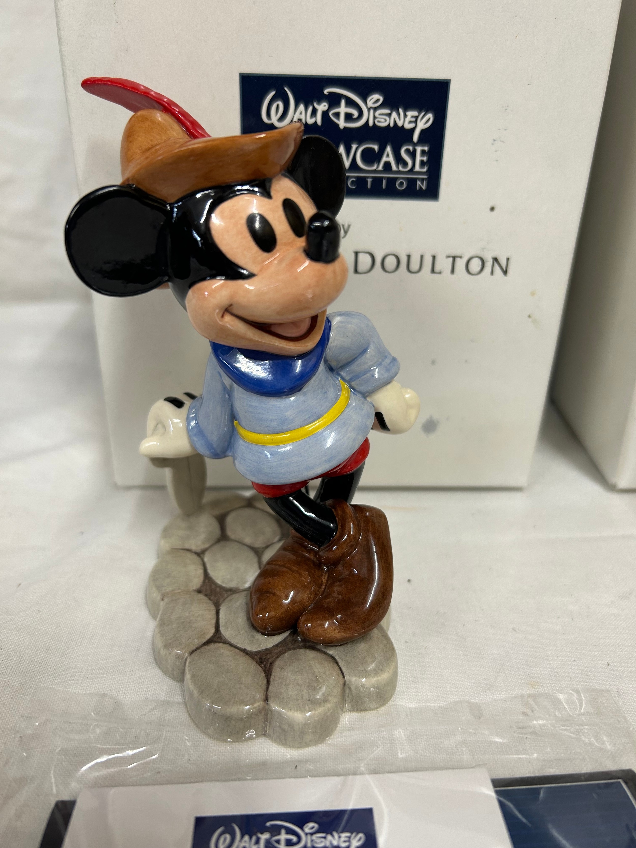 Royal Doulton Showcase Mickey limited edition, boxed, to include - Brave Little Tailor MM17, 0652/ - Image 2 of 5