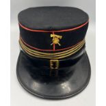 A vintage Swiss military hat.