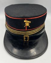 A vintage Swiss military hat.