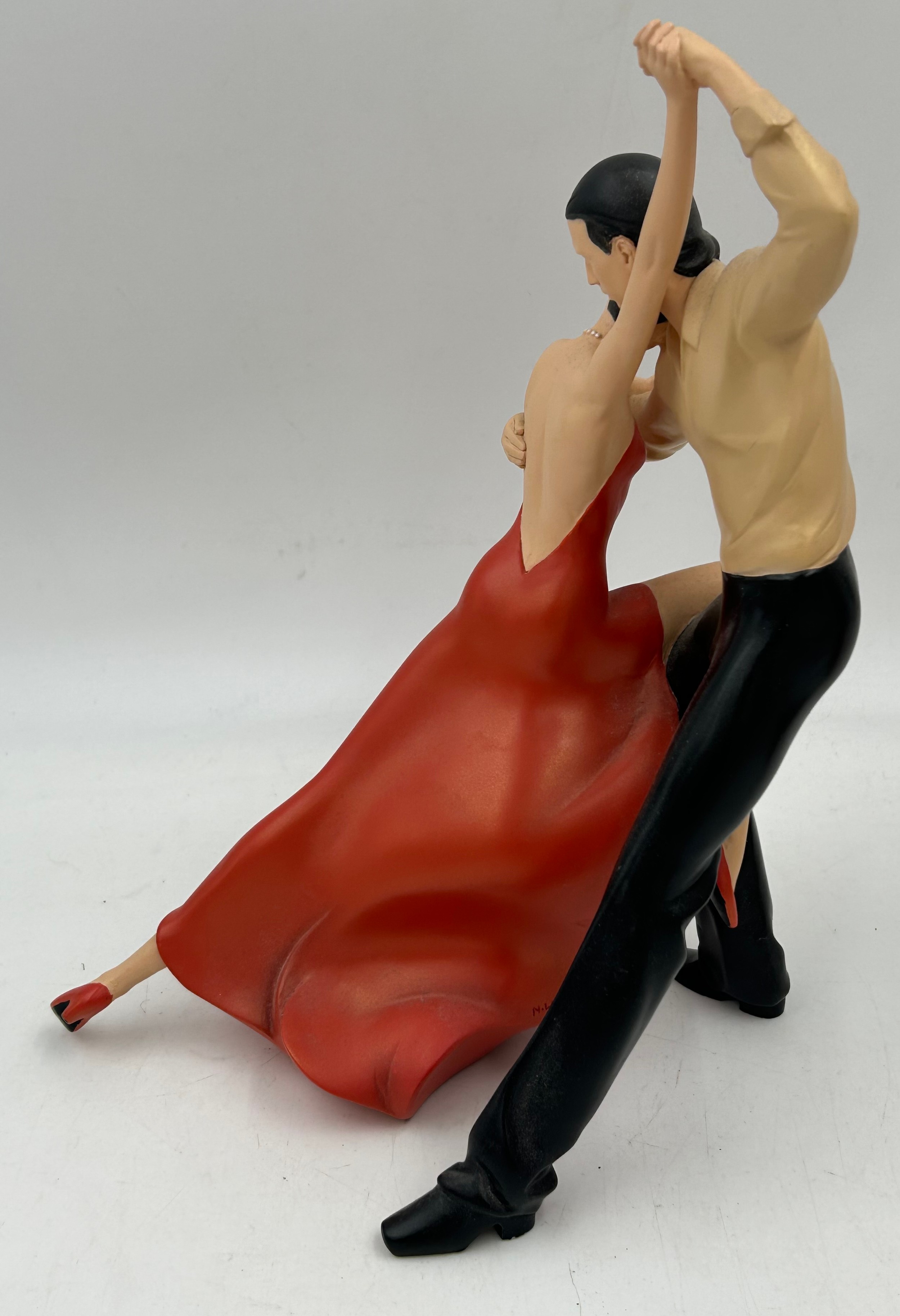 Two Art of Movement by 4D Art resin sculptures, 'Paso Doble' 03019 with stamp and dated 2010 and ' - Image 3 of 11