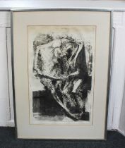 Richard Wash (20th century), embracing figures, etching, numbered 2/20, signed and dated 64 in