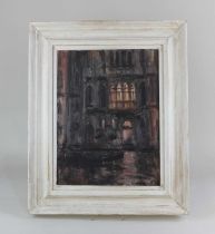 David Lloyd Smith, view of Venice, oil on board, signed and indistinctly dated, 40cm by 30cm