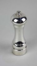 An Elizabeth II silver peppermill maker Mills & Hersey, London 1980 15.5cm