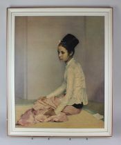 After Sir Gerald Kelly, Princess Saw Ohn Nyun', colour print, 60cm by 47cm