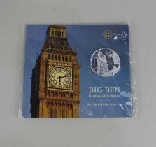 A Royal Mint Big Ben 2015 UK £100 silver coin