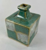 A stoneware studio pottery bottle vase attributed to Shoji Hamada (Japanese, 1894 - 1978). Being