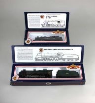 Two Bachmann Branch-Line OO gauge model railway locomotives comprising 31-452 Ivatt 2-6-2 Tank 41313