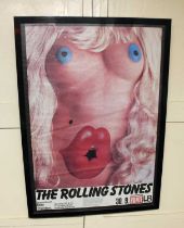 A framed 1970s Rolling Stones poster special guest Billy Preston, Festhalle Frankfurt,