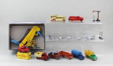 A Dinky Toys Gift Set No. 2: Commercial Vehicles (lacking inner cardboard packaging) a Dinky Toys