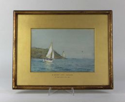 Augustus Morton Hely Smith (1862-1941), three watercolours of Cornish coastal views comprising St