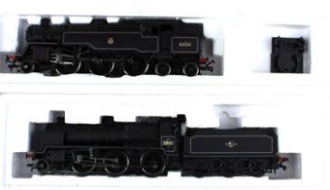 Two Bachmann Branch-Line OO gauge model railway locomotives comprising 32-352 Standard Class 4MT