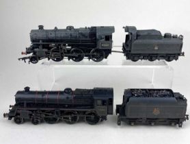 Two Bachmann Branch-Line OO gauge model railway locomotives comprising 32-577 Ivatt Class 4 43160 BR