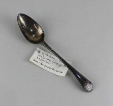 A George III silver Old English pattern spoon London 1797, 2.3oz 22.5cm