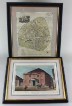 A framed plan of the city of Chichester from an Actual Survey taken April 1812, George Loader,