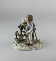 A Meissen porcelain allegorical figure of the earth from the 'Four Elements' series in the form of a