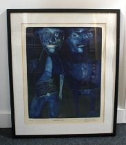 'Paradise Lost' (1988) - an indistinctly signed limited edition colour etching, numbered 26/30,