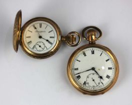 A Zenith gilt metal keyless wind open faced gentleman’s pocket watch the gilt jewelled lever