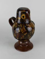 A 20th century Somerset pottery replica of 'Ozzy the Owl' 22cm high the original Ozzy appeared on