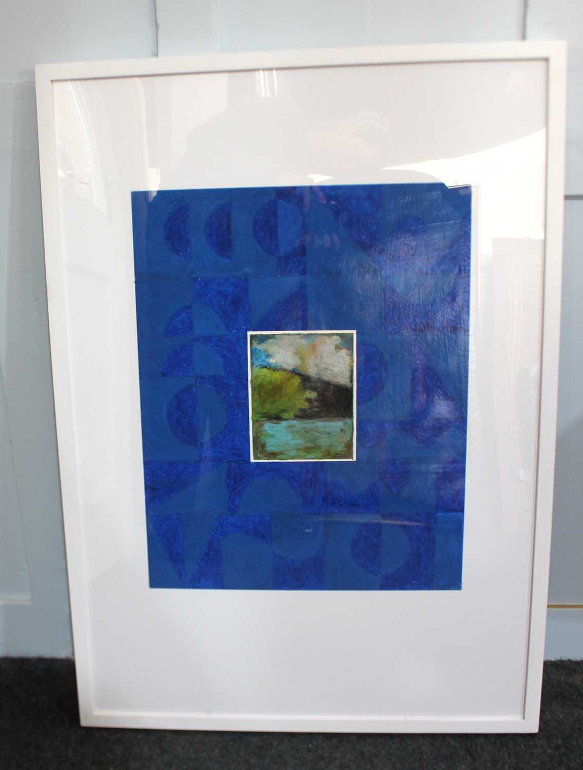 Katie Trick (Welsh b 1991), landscape, 'The Whisper Getting Louder', pastel, 51cm by 40.5cm