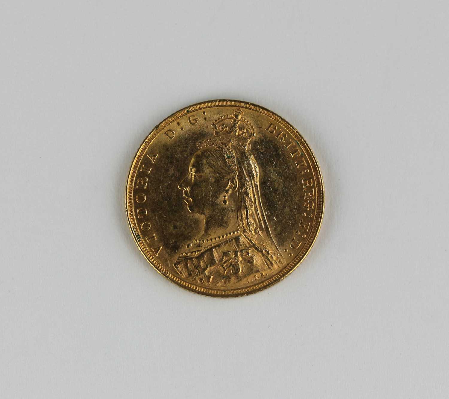 A Victoria Jubilee head sovereign 1892