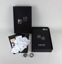 A Royal Mint London 2012 Silver 50p Sports Collection presentation case containing twenty eight
