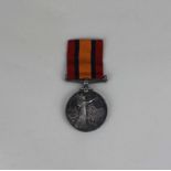 A Queens South Africa medal awarded to Lieut. A.Hands, St Helena Volunteers