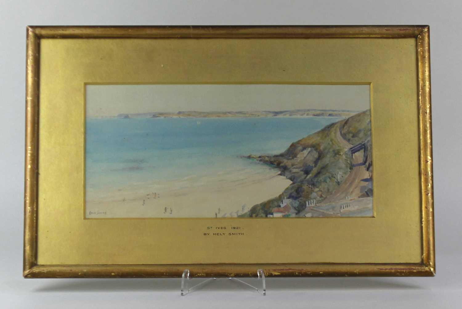 Augustus Morton Hely Smith (1862-1941), three watercolours of Cornish coastal views comprising St - Image 2 of 3