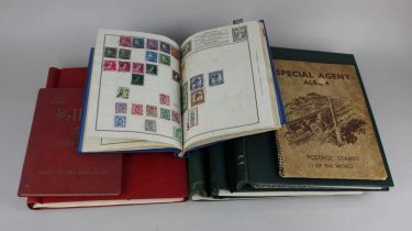 Six albums of British and World stamps to include Special Agent Album and Consul Stamp Album,