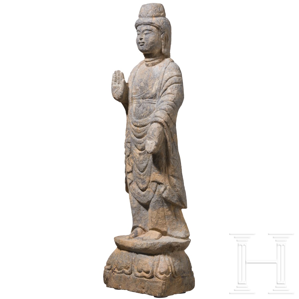 Steinerner Shakyamuni-Buddha, China, westliche Wei-Dynastie (535 - 556) - Image 2 of 4